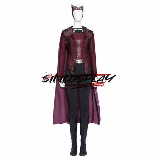 Doctor Strange in the Multiverse of Madness Cosplay Scarlet Witch Wanda Maximoff Cosplay Costume