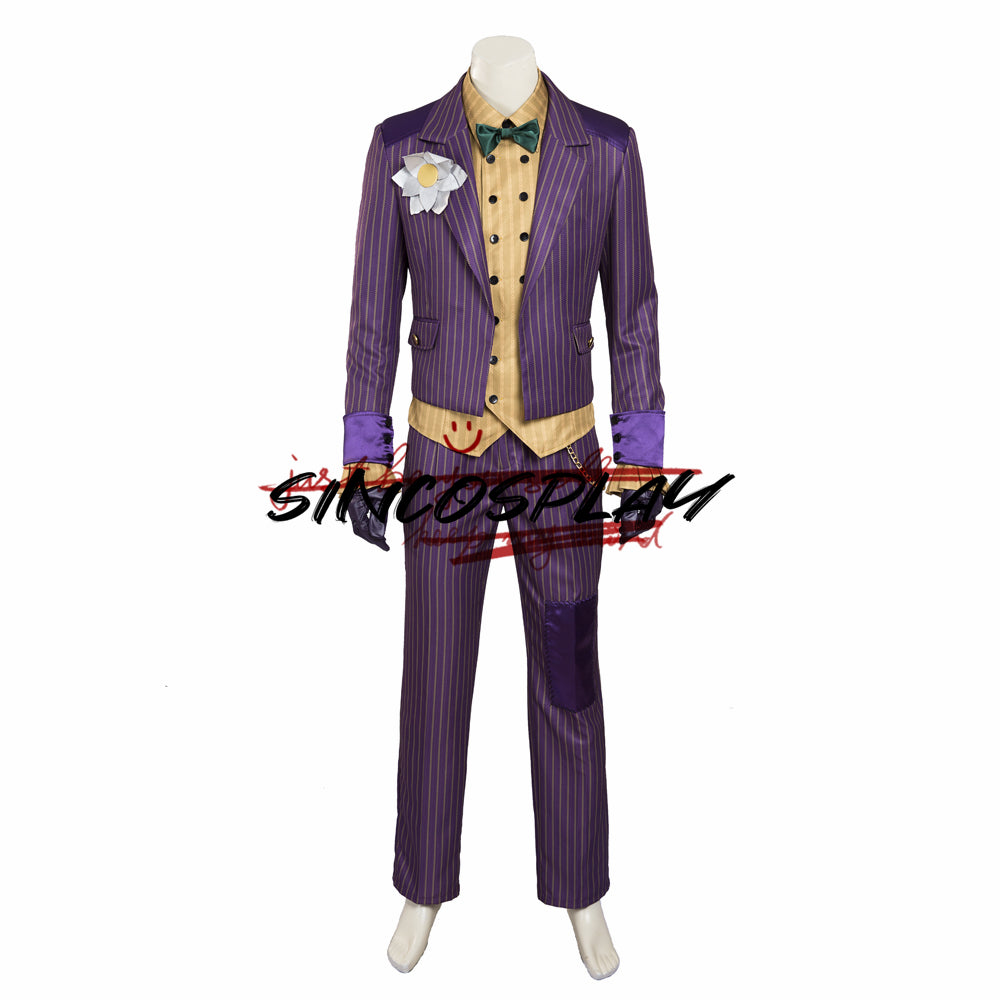 Batman:Arkham Asylum Cosplay Joker Cosplay Costume