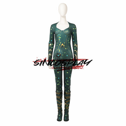 Aquaman and the Lost Kingdom Cosplay Mera Cosplay Costume Bodysuit