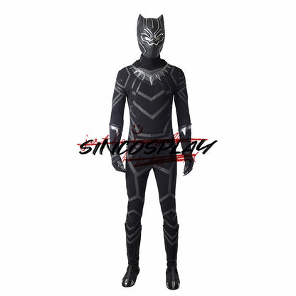 Black Panther Cosplay T'Challa Cosplay Costume Jumpsuit