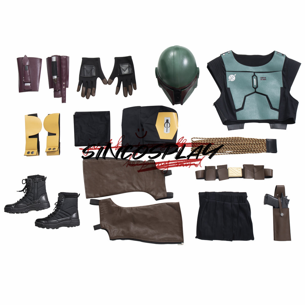 The Mandalorian Cosplay Boba Fett Cosplay Costume