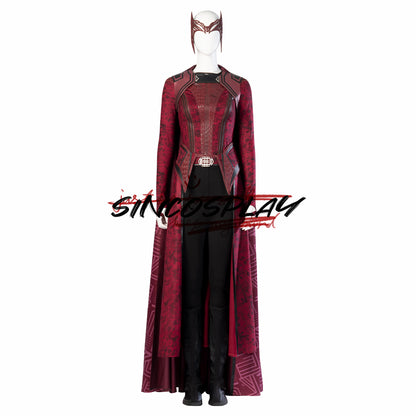 Doctor Strange: in the Multiverse of Madness Cosplay Doctor Strange 2 Scarlet Witch Wanda Django Maximoff Cosplay Costume