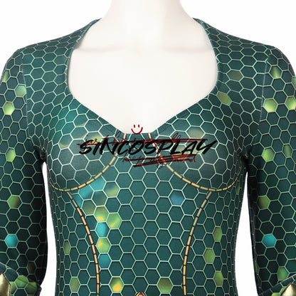 Aquaman and the Lost Kingdom Cosplay Mera Cosplay Costume Bodysuit