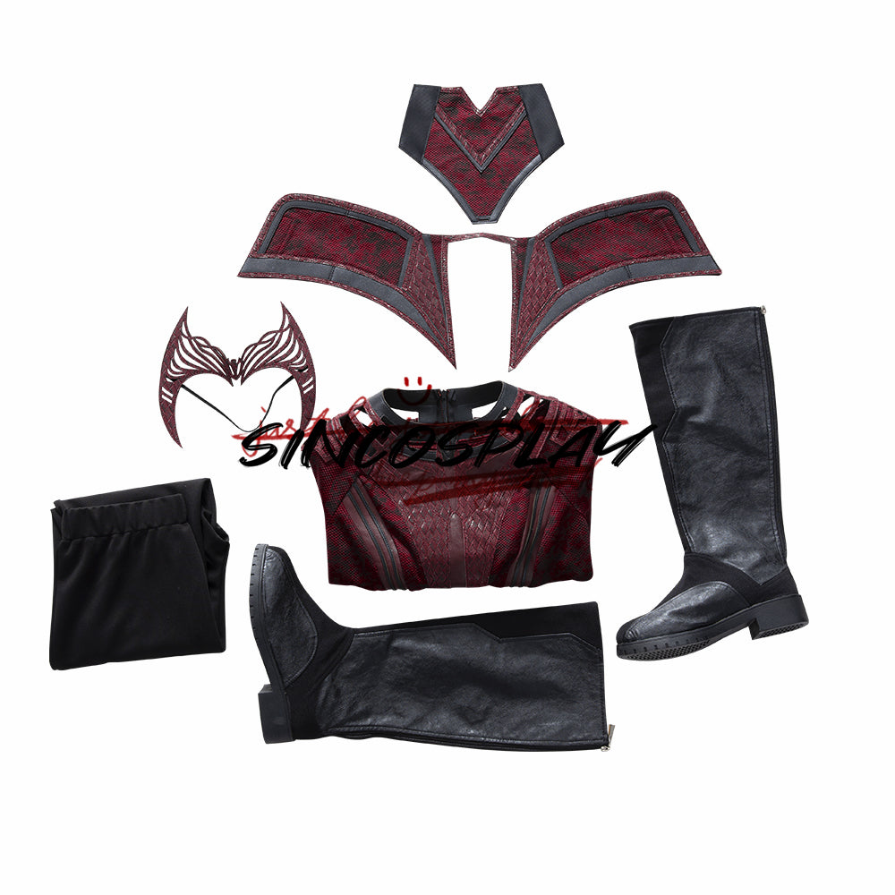 Doctor Strange in the Multiverse of Madness Cosplay Scarlet Witch Wanda Maximoff Cosplay Costume