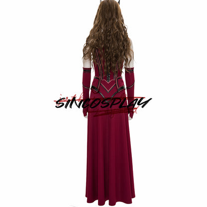 WandaVision Scarlet Witch Cosplay Costume For Halloween