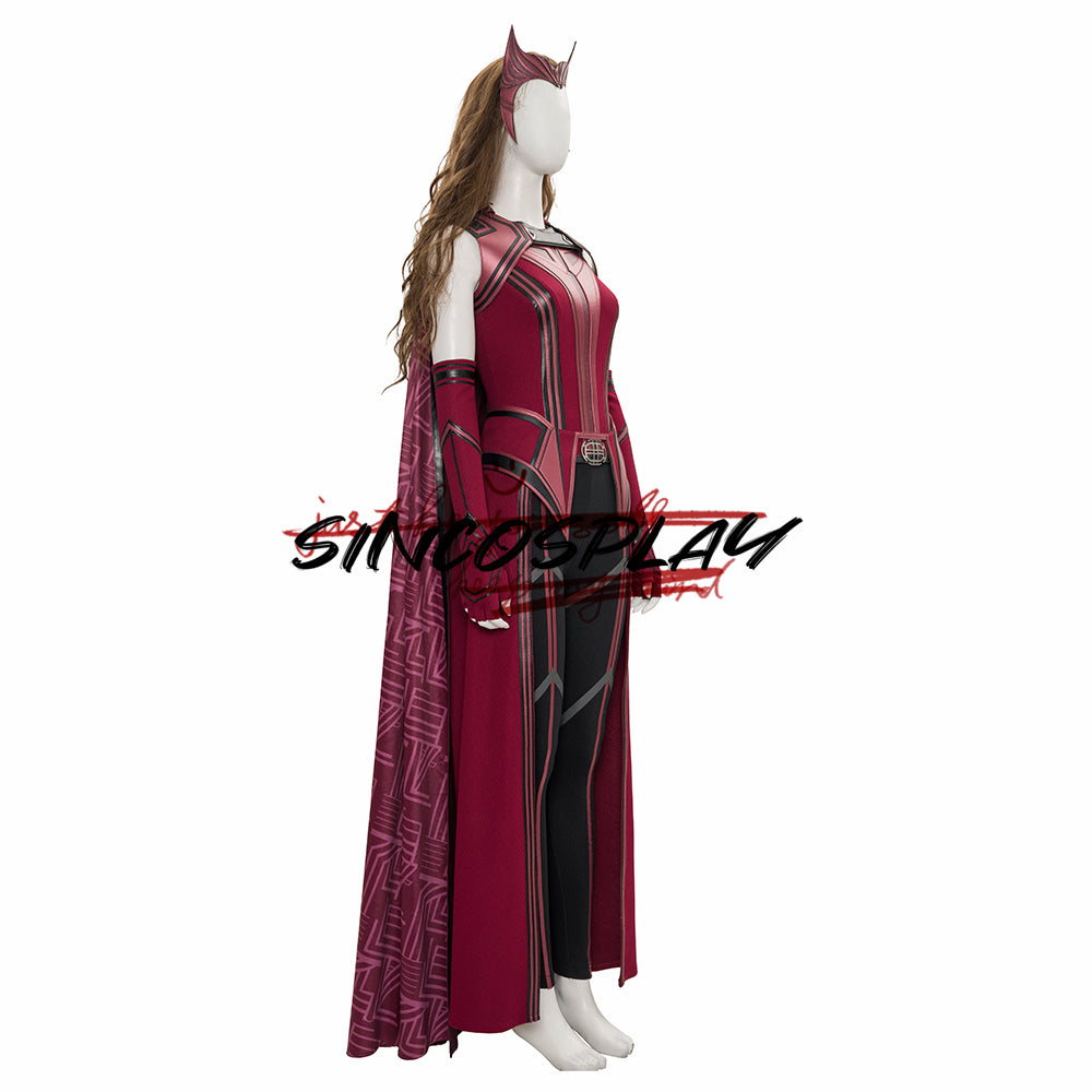 WandaVision Scarlet Witch Cosplay Costume For Halloween