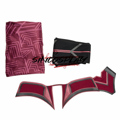 WandaVision Scarlet Witch Cosplay Costume For Halloween