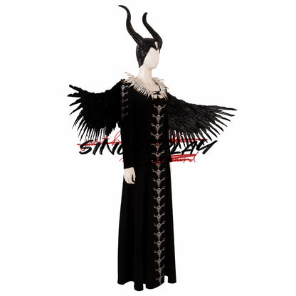 Maleficent Cosplay Costume Halloween Dresses