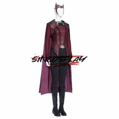 Doctor Strange in the Multiverse of Madness Cosplay Scarlet Witch Wanda Maximoff Cosplay Costume