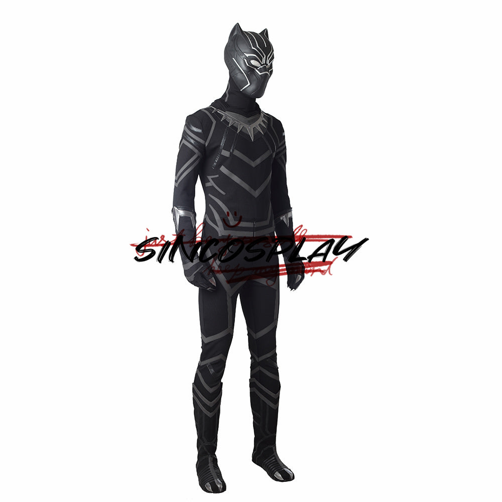 Black Panther Cosplay T'Challa Cosplay Costume Jumpsuit