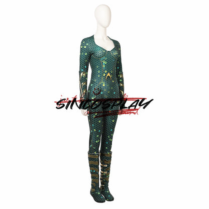 Aquaman and the Lost Kingdom Cosplay Mera Cosplay Costume Bodysuit