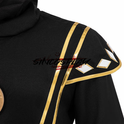 Mighty Morphin Power Rangers Cosplay Black Ninja Ranger Cosplay Costume