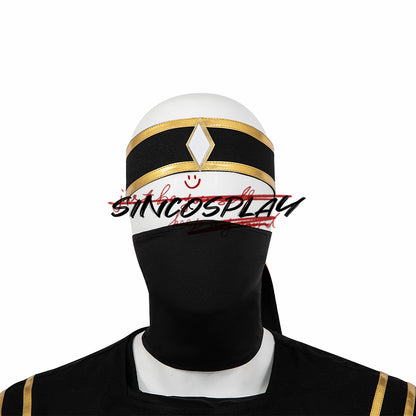 Mighty Morphin Power Rangers Cosplay Black Ninja Ranger Cosplay Costume