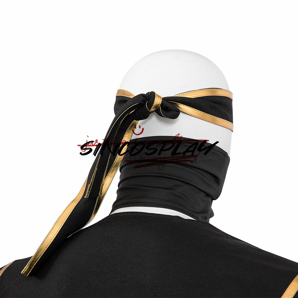 Mighty Morphin Power Rangers Cosplay Black Ninja Ranger Cosplay Costume