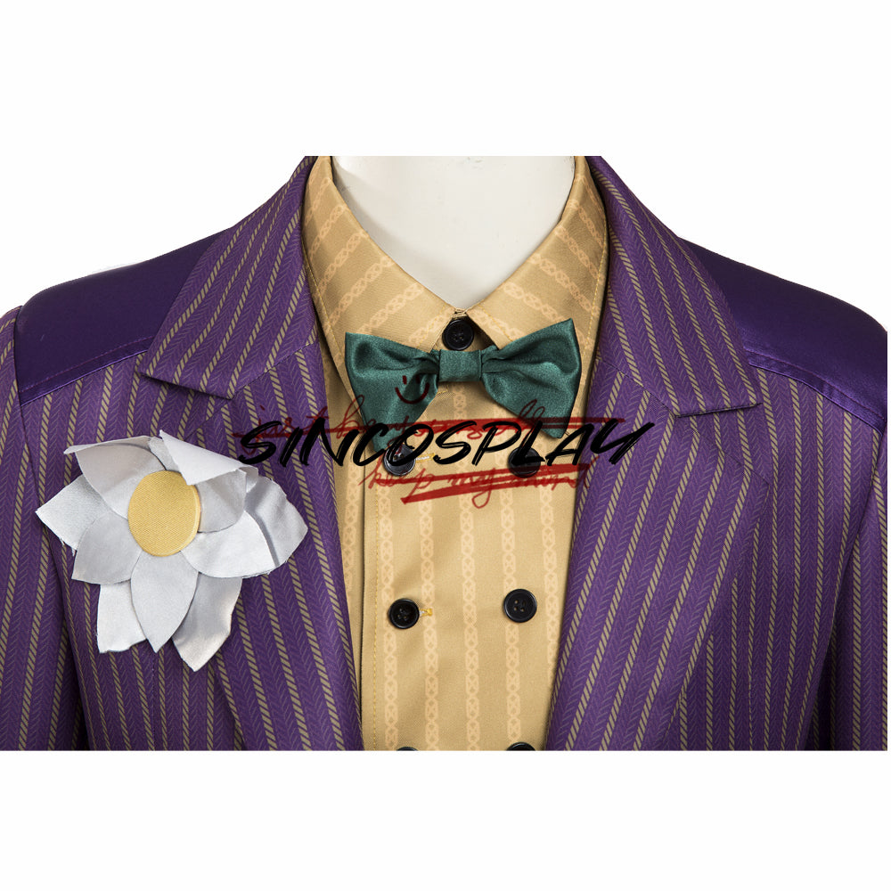 Batman:Arkham Asylum Cosplay Joker Cosplay Costume