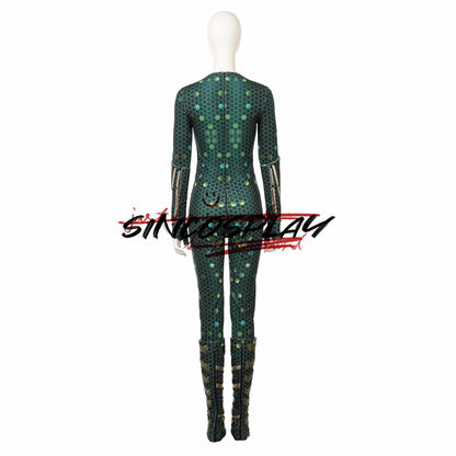 Aquaman and the Lost Kingdom Cosplay Mera Cosplay Costume Bodysuit