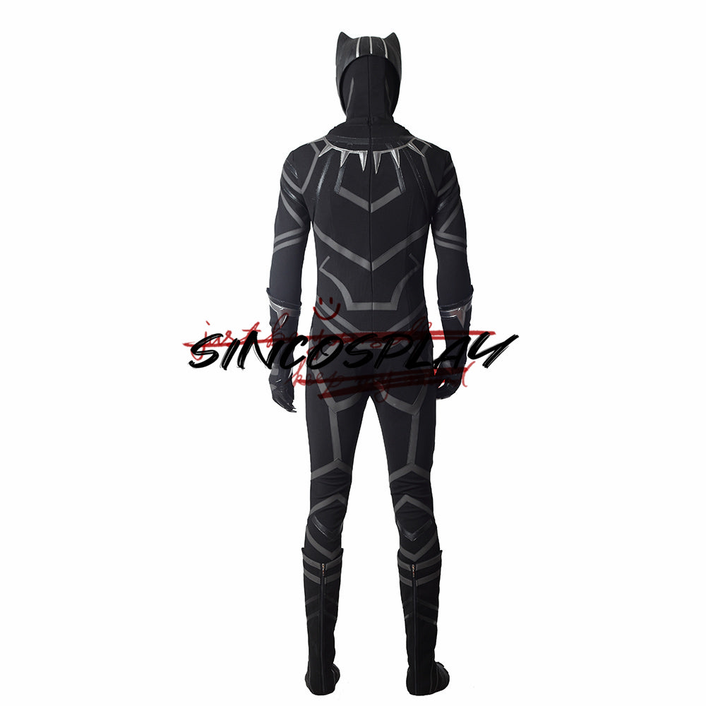 Black Panther Cosplay T'Challa Cosplay Costume Jumpsuit