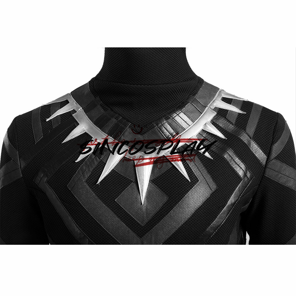 Captain America: Civil War Black Panther T'Challa Cosplay Costume