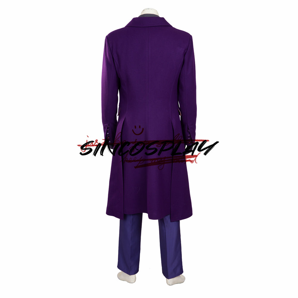 Batman：The Dark Knight Cosplay Joker Cosplay Costume Woolen Coat