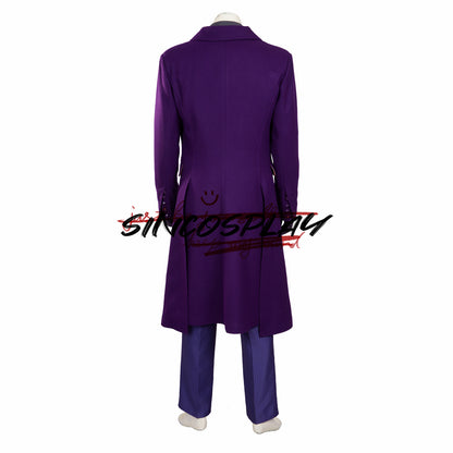 Batman：The Dark Knight Cosplay Joker Cosplay Costume Woolen Coat