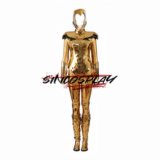 Wonder Woman 1984 Cosplay Diana Prince Cosplay Costume Gold Armor Set