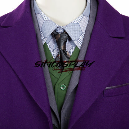 Batman：The Dark Knight Cosplay Joker Cosplay Costume Woolen Coat