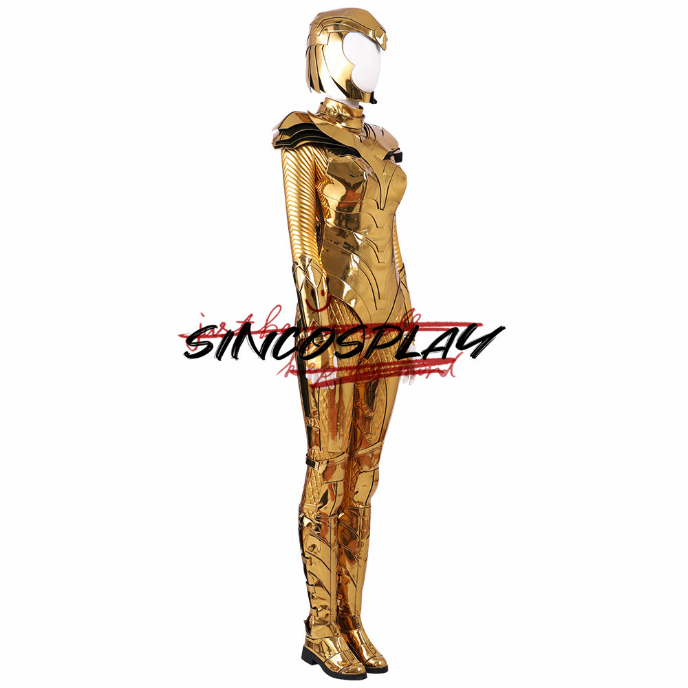 Wonder Woman 1984 Cosplay Diana Prince Cosplay Costume Gold Armor Set