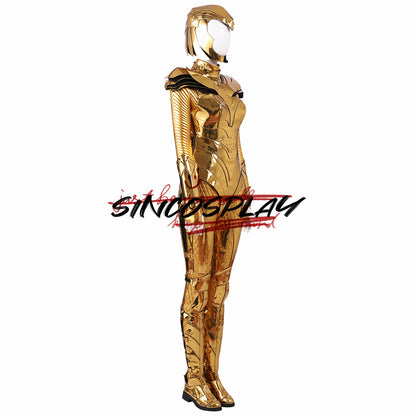 Wonder Woman 1984 Cosplay Diana Prince Cosplay Costume Gold Armor Set