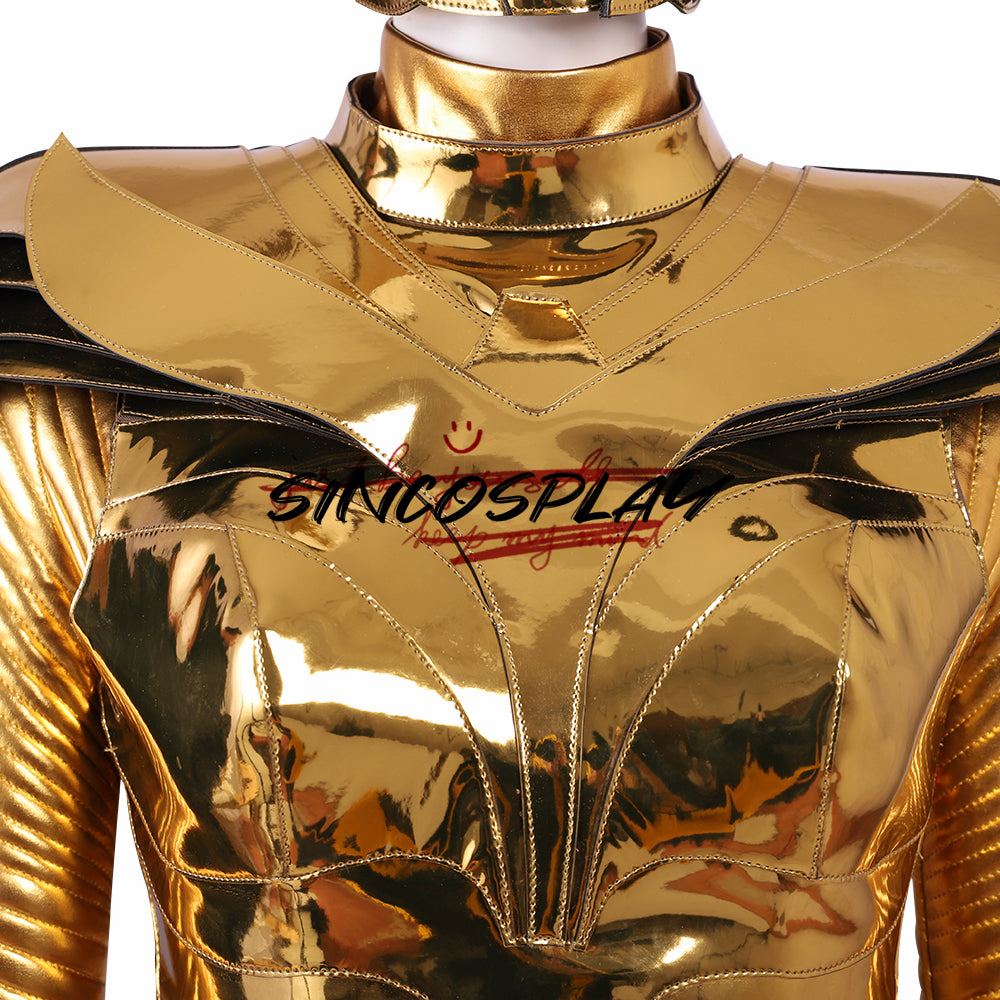 Wonder Woman 1984 Cosplay Diana Prince Cosplay Costume Gold Armor Set