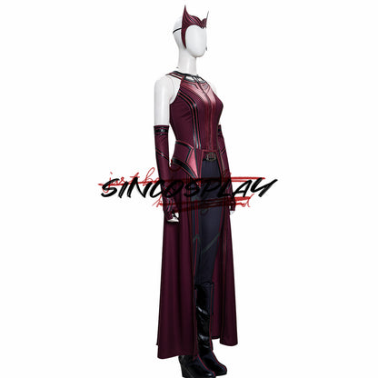 WandaVision Cosplay Wanda Maximoff Scarlet Witch Cosplay Costume