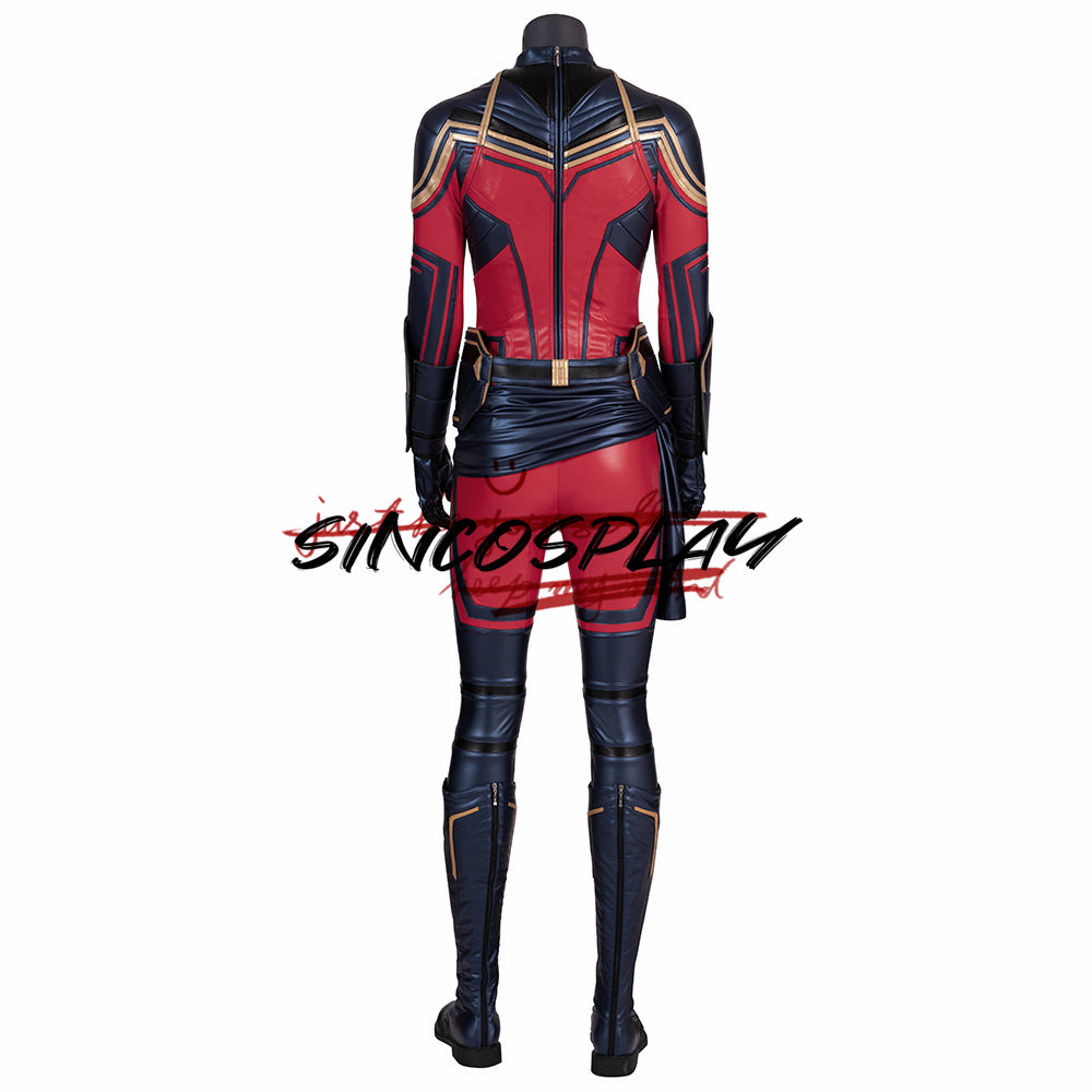 Avengers: Endgame Captain Marvel Cosplay Carol Danvers Cosplay Costume Bodysuit