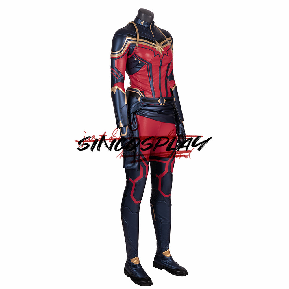 Avengers: Endgame Captain Marvel Cosplay Carol Danvers Cosplay Costume Bodysuit