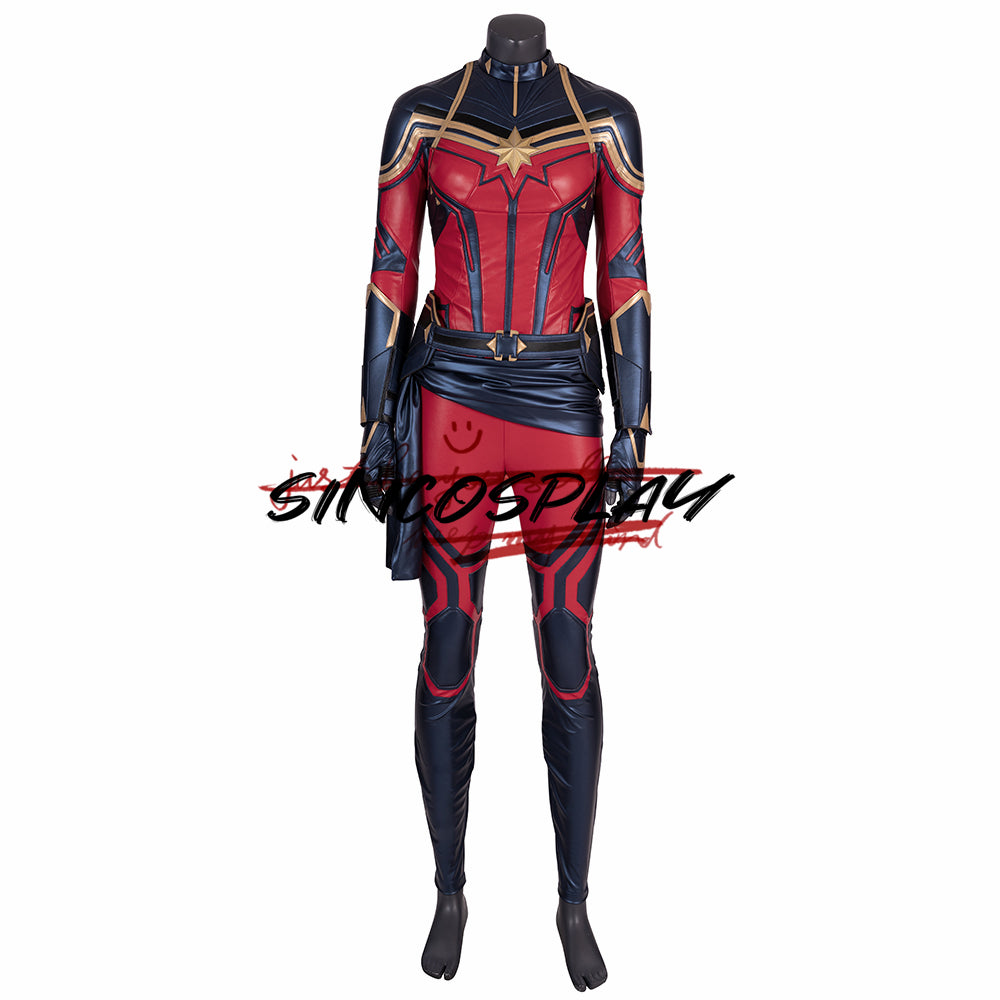 Avengers: Endgame Captain Marvel Cosplay Carol Danvers Cosplay Costume Bodysuit