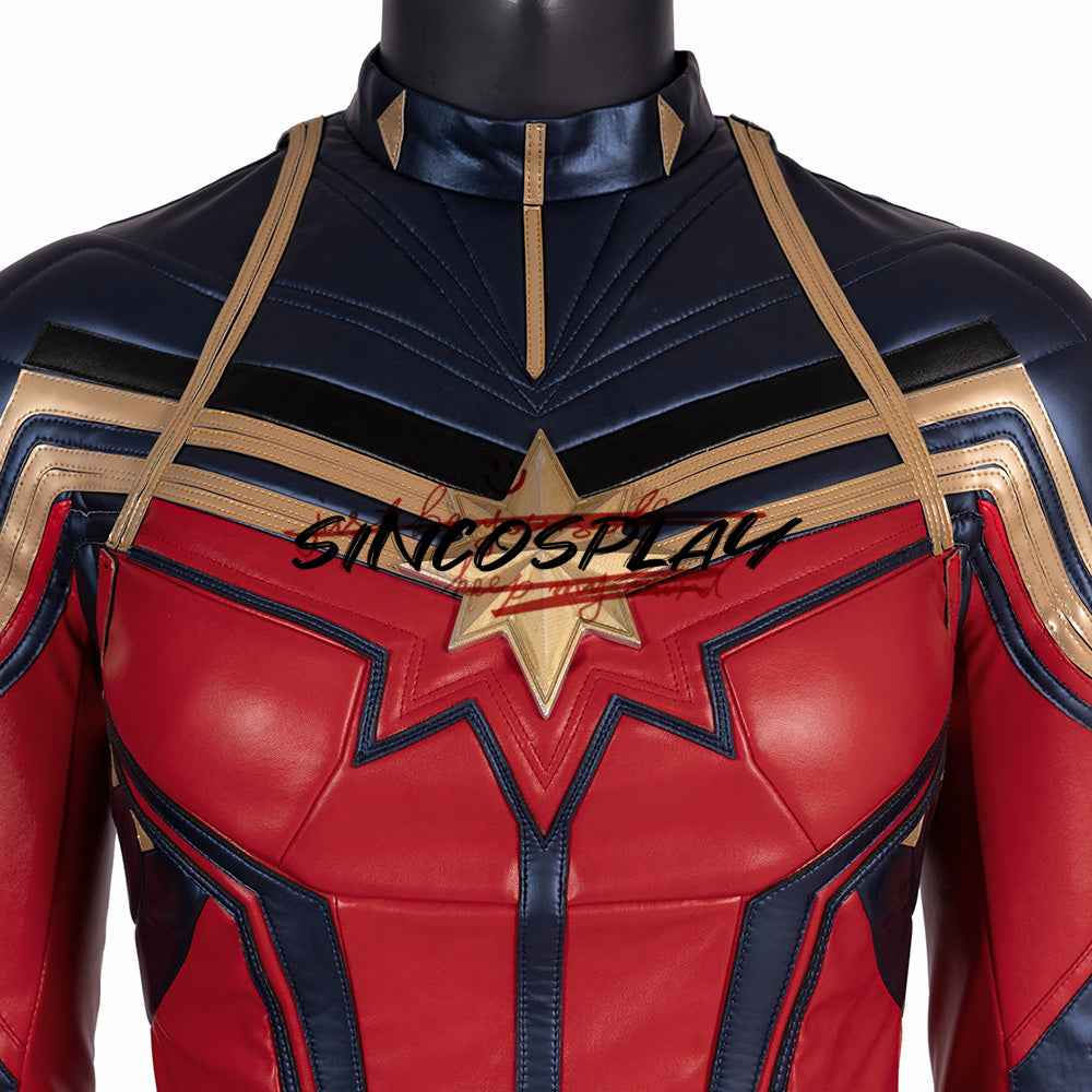 Avengers: Endgame Captain Marvel Cosplay Carol Danvers Cosplay Costume Bodysuit