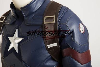 Captain America: Civil War Steven Rogers Cosplay Costume High Quality