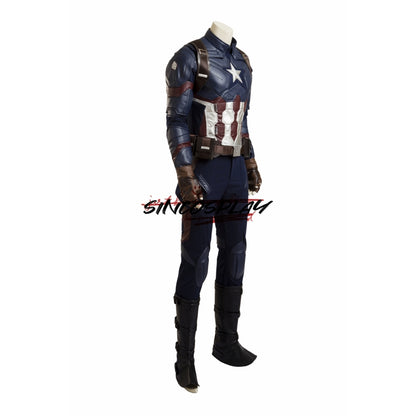 Captain America: Civil War Steven Rogers Cosplay Costume High Quality