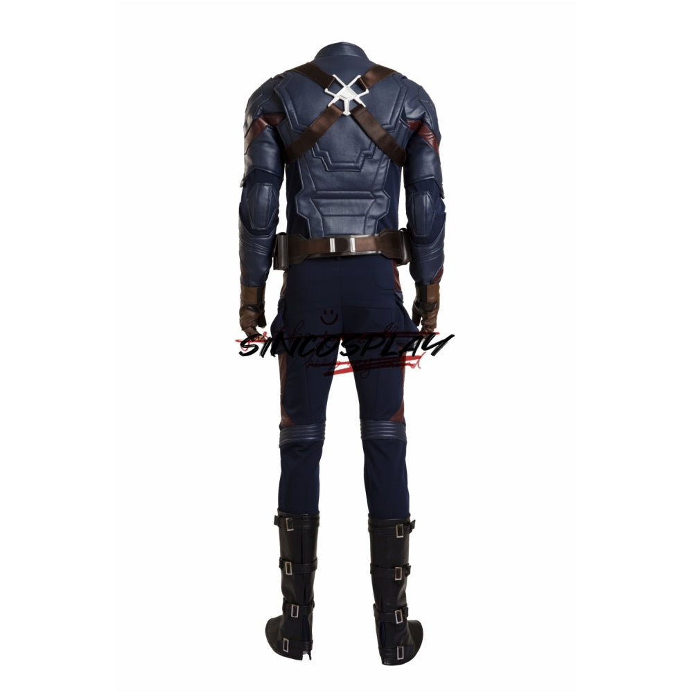 Captain America: Civil War Steven Rogers Cosplay Costume High Quality