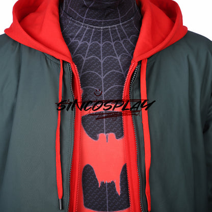 Spider-Man: Into the Spider-Verse Cosplay Costume-Kostumo de Miles Morales