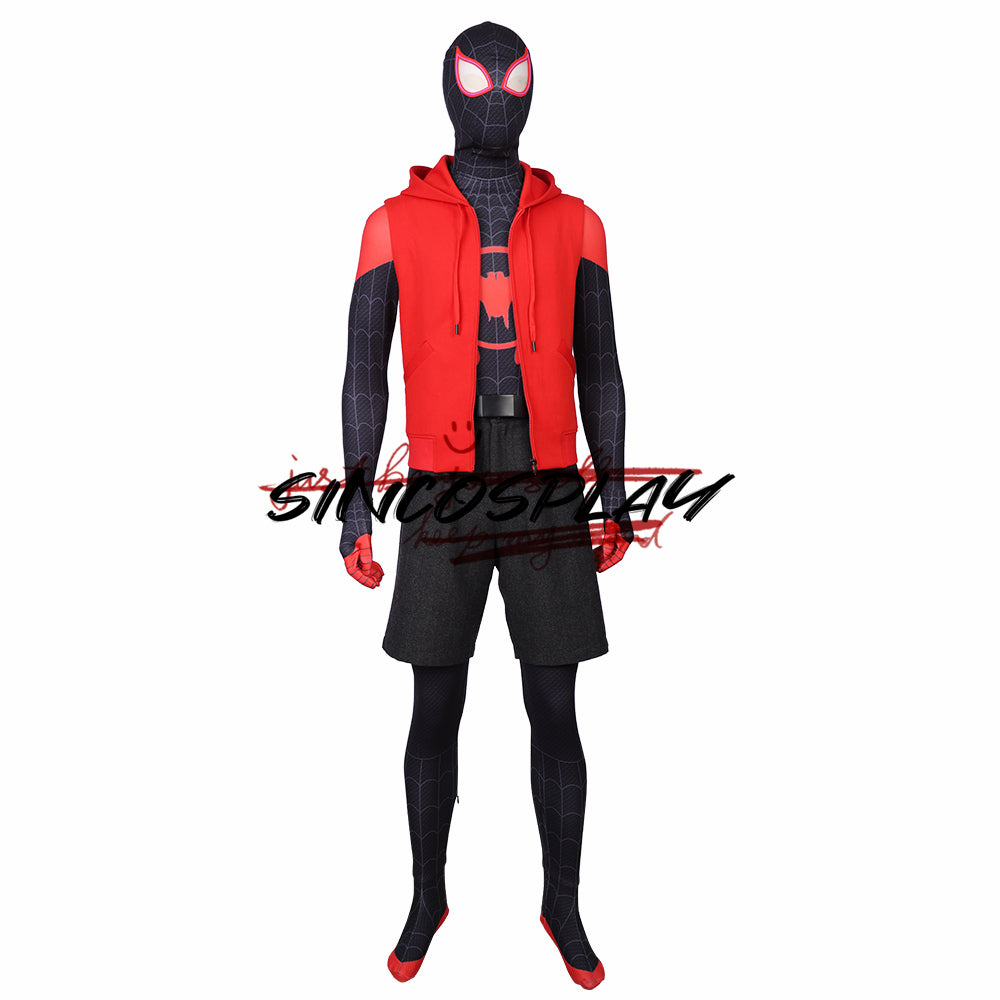 Spider-Man: Into the Spider-Verse Cosplay Costume-Kostumo de Miles Morales