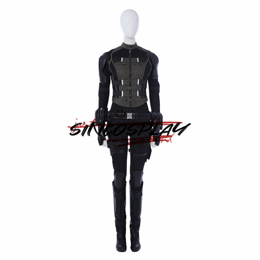 Avengers: Infinity War Cosplay Black Widow Natasha Romanoff Cosplay Costume Green Suit