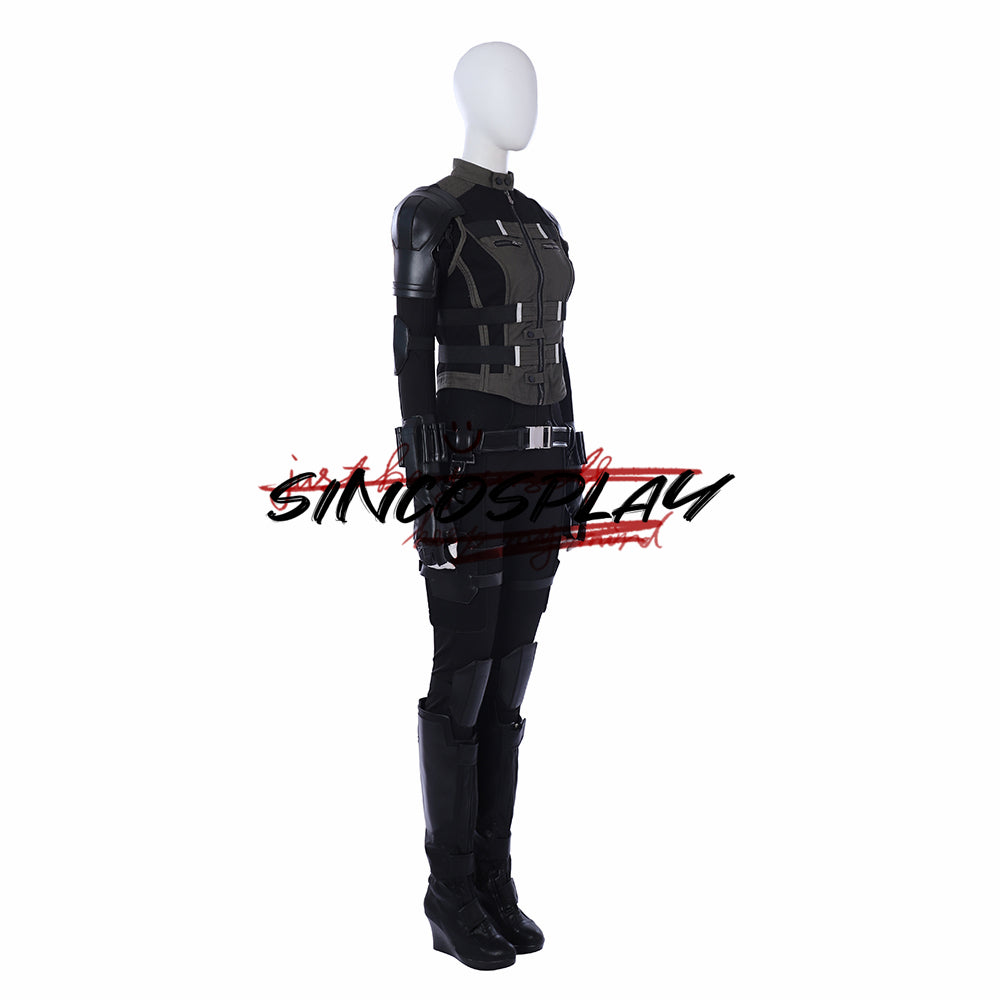 Avengers: Infinity War Cosplay Black Widow Natasha Romanoff Cosplay Costume Green Suit