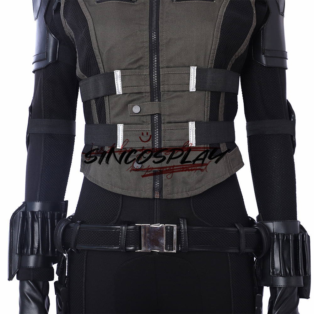 Avengers: Infinity War Cosplay Black Widow Natasha Romanoff Cosplay Costume Green Suit