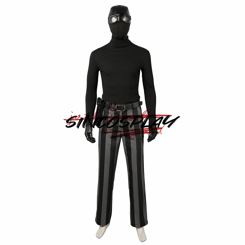 Spider-Man: Into the Spider-Verse Cosplay Spider-Man Noir Peter Parker Cosplay Costume