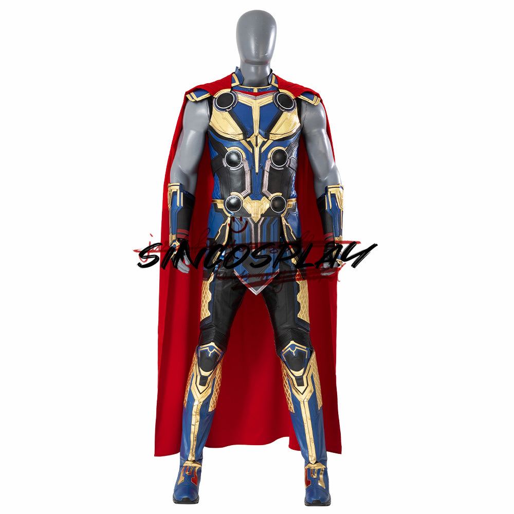 Thor：Love and Thunder Coslay Thor Odinson Cosplay Costume Blue Combat Suit