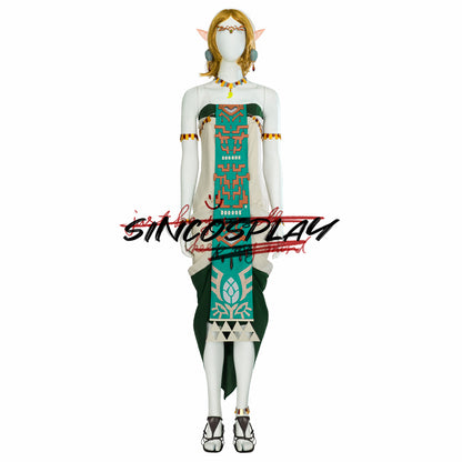 Game The Legend of Zelda: Tears of the Kingdom Princess Zelda Cosplay Costume