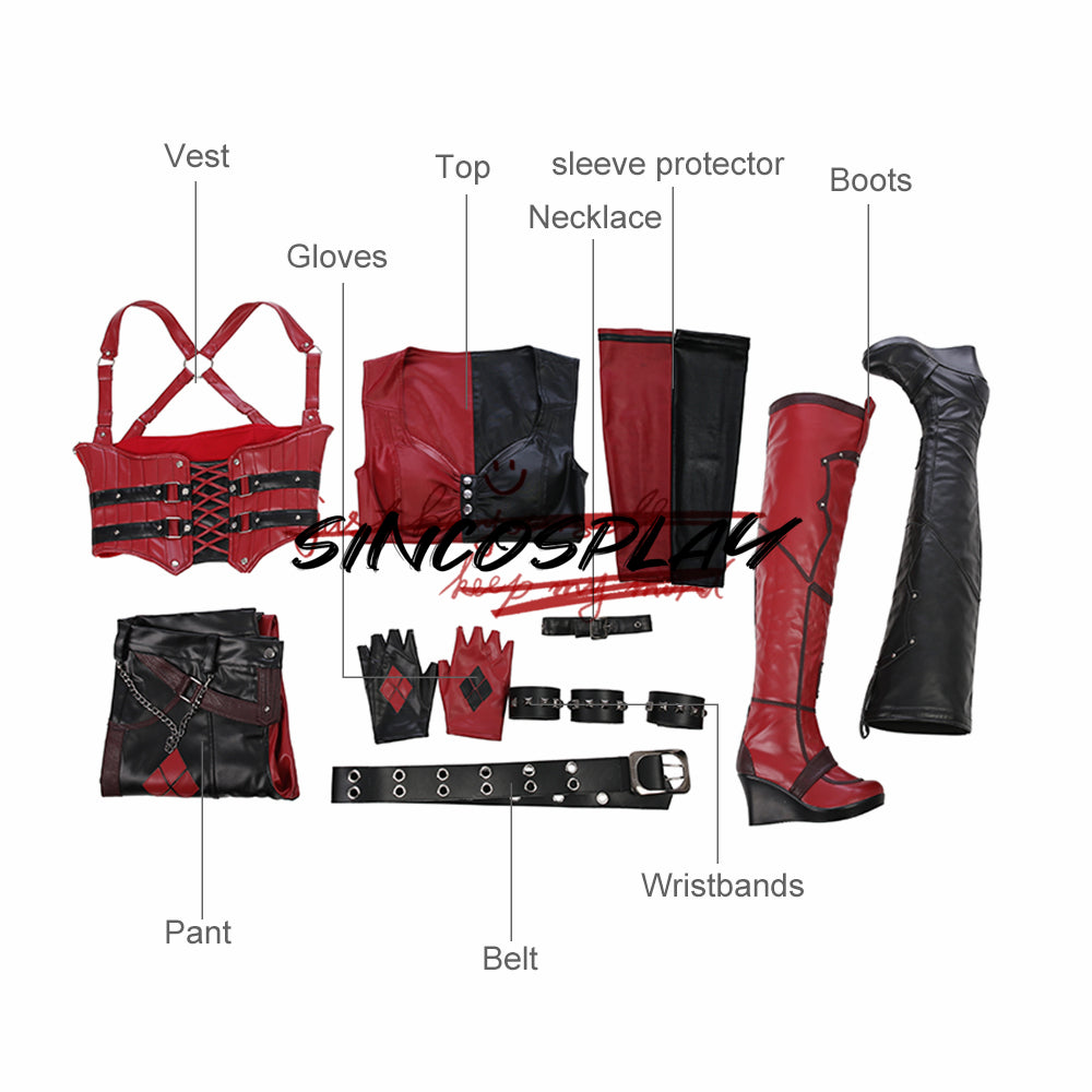 Batman: Arkham Knight Cosplay Harley Quinn Cosplay Costume